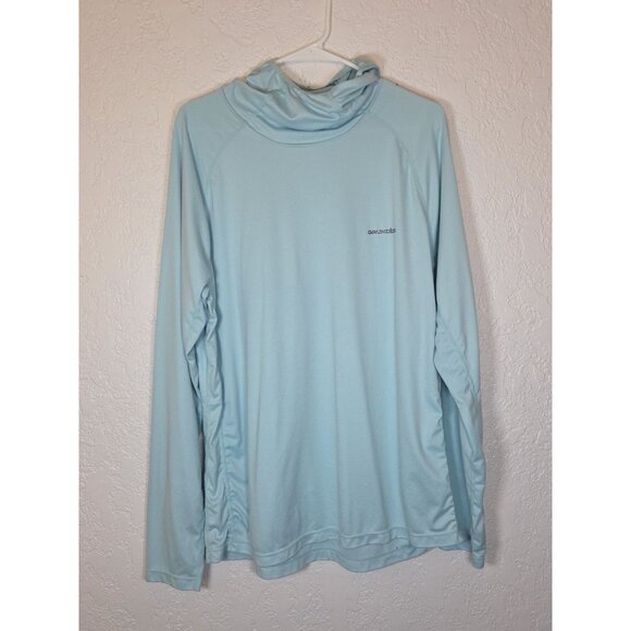 Grundens Solstrale XL Hoody Fishing Shirt Blue Wicking Anti-Odor UFP 50 - Picture 1 of 5